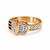 Stainless steel, anti-tarnish,hypoallergenic,black enamel accent,high gloss finish