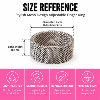 Anti-Tarnish Hypoallergenic Band – Nickel & Lead Free 3