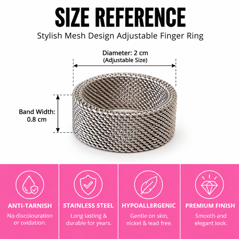 Anti-Tarnish Hypoallergenic Band – Nickel & Lead Free
