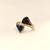 Stainless steel, anti-tarnish, hypoallergenic, bypass style, fits most fingers dual