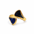 Stainless steel, anti-tarnish, hypoallergenic, bypass style, fits most fingers dual