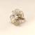 Anti-tarnish, hypoallergenic, filigree flower design band adjustable finger ring