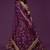 Purple Thread Embroidered & Sequins Silk Blend Semi Stitched Lehenga Set