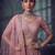 Dusty Rose Designer Embroidery With Hand Work Net Semi Stitched Lehenga Set