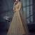 Gold Designer Embroidery With Hand Work Net Semi Stitched Lehenga Set
