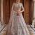 Pink Designer Embroidery With Hand Work Net Semi Stitched Lehenga Set