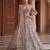 Pink Designer Embroidery With Hand Work Net Semi Stitched Lehenga Set