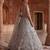 Blue Designer Embroidery With Hand Work Net Semi Stitched Lehenga Set