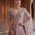 Pink Designer Embroidery With Hand Work Net Semi Stitched Lehenga Set