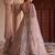 Mauve Designer Embroidery With Hand Work Silk Blend Semi Stitched Lehenga Set