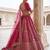 Pink Designer Embroidery With Hand Work Silk Blend Semi Stitched Lehenga Set