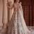 White Designer Embroidery With Hand Work Silk Blend Semi Stitched Lehenga Set