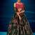 Green Embroidered Sequins & Print Organza Semi Stitched Lehenga Set