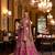 Multi Mirror Silk Blend Semi Stitched Lehenga Set