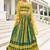 Multi Print Embroidered & Sequins Georgette Semi Stitched Lehenga Set