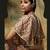 Beige Embroidered & Sequins Satin Semi Stitched Lehenga Set