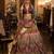 Multi Sparkle & Mirror Silk Blend Semi Stitched Lehenga Set
