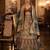 Multi Sparkle & Mirror Silk Blend Semi Stitched Lehenga Set