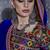 Black Embroidered Sequins & Plastic Mirror Silk Blend Semi Stitched Lehenga Set