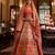 Multi Mirror Silk Blend Semi Stitched Lehenga Set