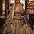 Fawn Sparkle & Print Silk Blend Semi Stitched Lehenga Set
