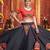 Black Gamthi Print & Real Mirror Silk Blend Semi Stitched Lehenga Set