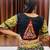 Multi Gamthi Print & Mirror Work Blended Cotton Semi Stitched Lehenga Set