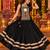 Black mirror work reyon lehenga choli for women- full stitched free size