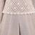 Taupe grey bead sequin work salsa silk sharara set with blouse & cape dupatta