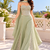 Sage green bead, zari & sequin embroidery salsa silk sharara set with blouse & dupatta