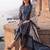 Blue printed straight kurta trousers with dupatta set