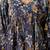 Navy-blue cotton printed top for women