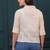 Off-white cotton printed top for women