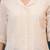 Off-white cotton printed top for women