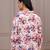 Off-white cotton printed top for women