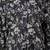 Black cotton printed top for women