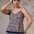 Multicolor cotton printed top for women