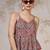 Multicolor cotton printed top for women
