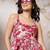 Multicolor cotton printed top for women
