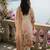 Off white printed straight kurta trousers with dupatta set