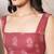 Mauve cotton printed top for women