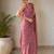 Partywear crush saree with handwork flower butti and elegant border