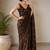 Premium crush saree with handwork flower butti and designer border