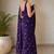 Designer crush saree with handwork floral butti and embellished border