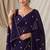 Designer crush saree with handwork floral butti and embellished border