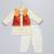 off white cotton silk multicolor printed kurta set