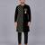 black velvet embroidered kurta set