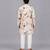 multicolor cotton silk printed kurta set