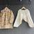 Off white printed cotton silk kurta set