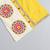 Mustard yellow white printed cotton Men Kurta Set